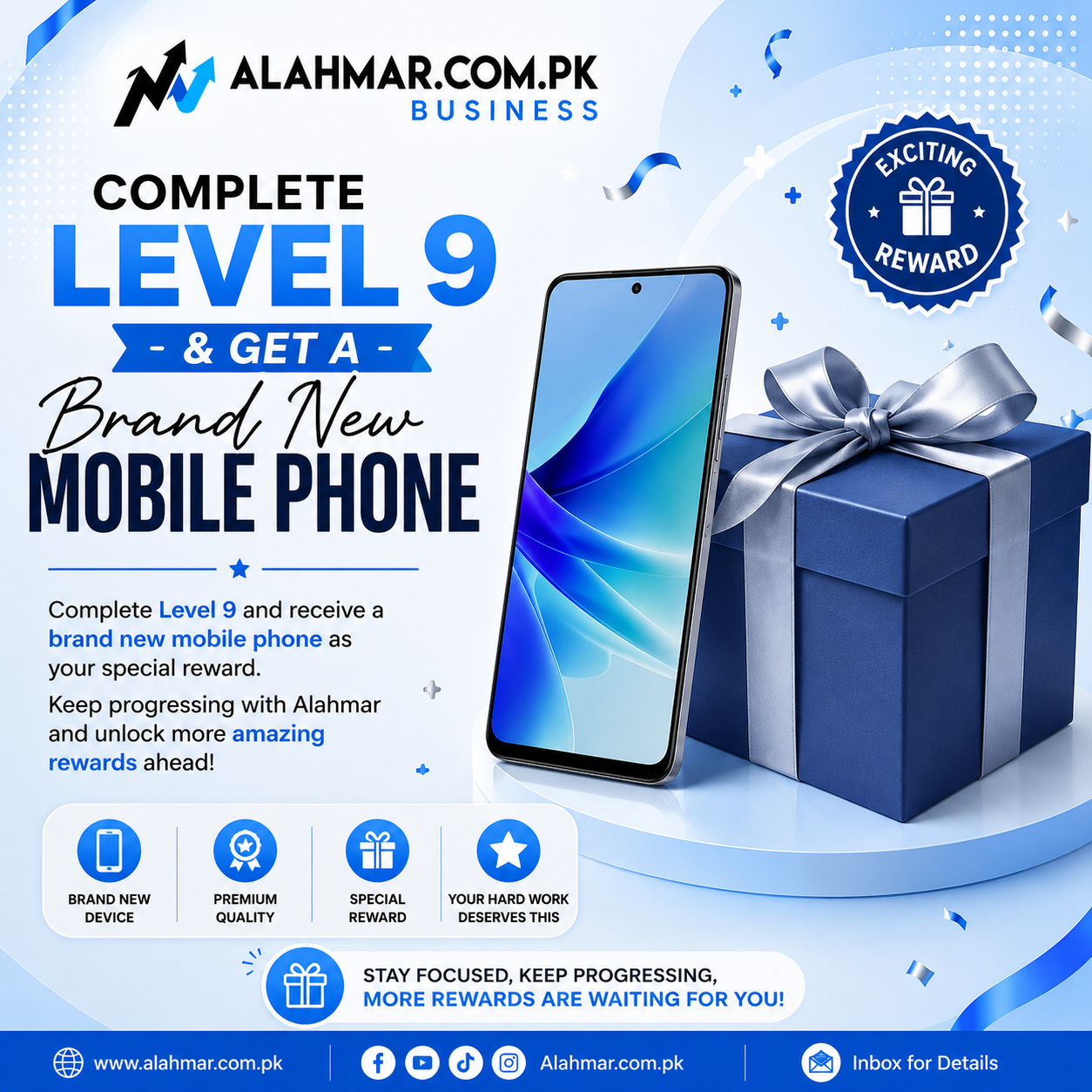 Complete Level 9 & Get a Brand New Mobile Phone 📱🎁